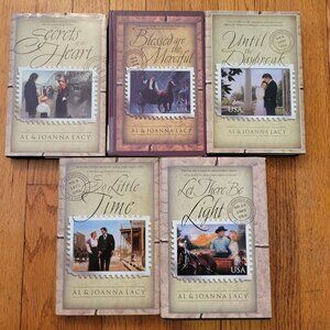 5 Christian Romance Mail Order Brides Large Print Books Al Joanna Lacy